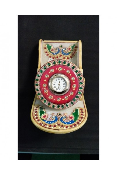 Clock with holder